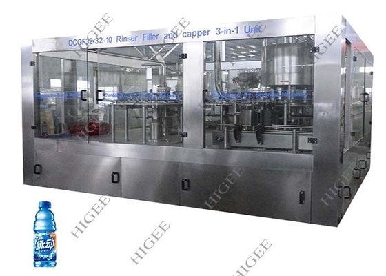 중국 1 380V 50Hz 3.2Kw에 대하여 완전히 자동적인 자동적인 액체 병 충전물 기계 3 협력 업체