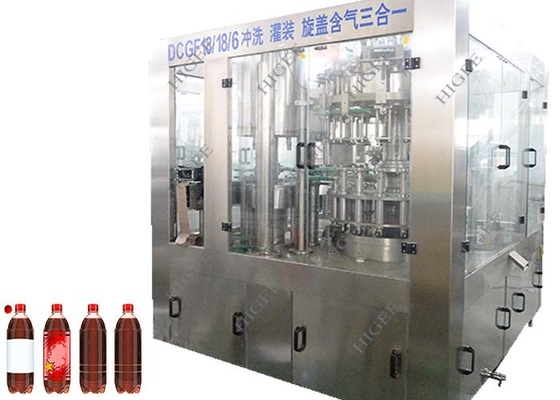 중국 3 1개의 탄산 청량 음료 음료 깡통 충전물 기계 PLC 통제 시스템에 대하여 협력 업체