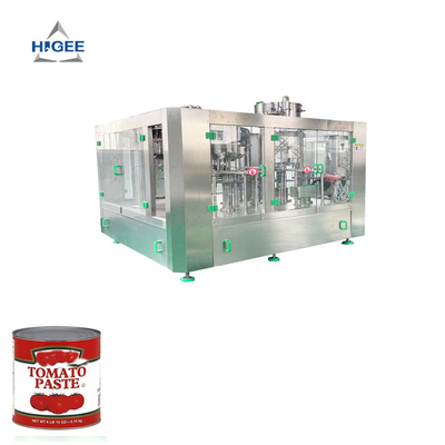 중국 소스가 기계 음료수 기계류를 병에 담으면서 시밍기를 충전하는 통조림이 든 토마토 페이스트 협력 업체