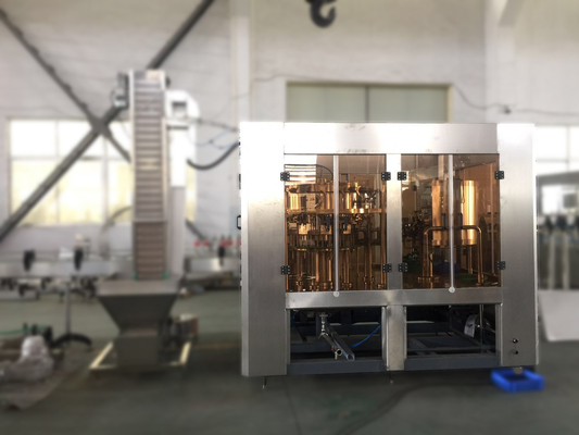 중국 380V/ 50Hz에 의하여 탄화되는 음료 충전물 기계, 유리병 소다 충전물 기계 협력 업체