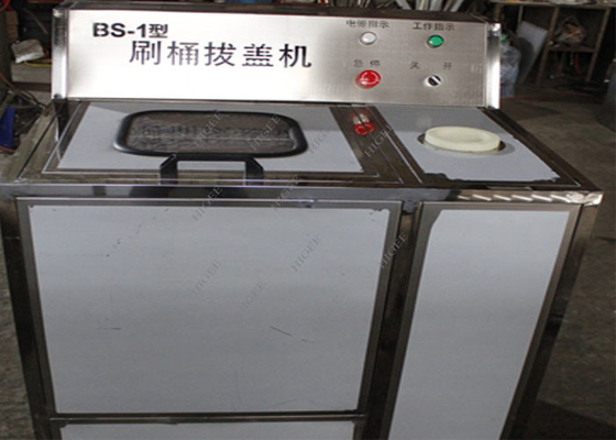 중국 20L 자동적인 유리제 소다병 세탁기 통제되는 쉬운 조작 설명서 협력 업체