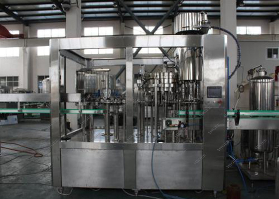 중국 반 자동적인 음료 충전물 기계, 유리병 소다 충전물 기계 500ml/600ml 협력 업체