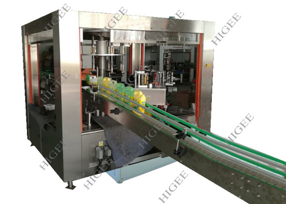 중국 Cantainer 유리제 자동적인 접착제로 붙이는 기계, 병 깡통을 위한 뜨거운 용해 접착제 기계 협력 업체