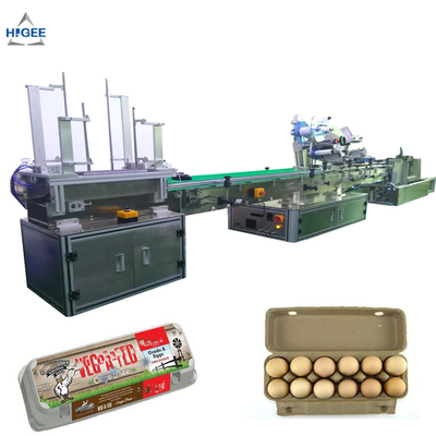 중국 계란 만기일 인쇄기, 계란 쟁반을 가진 계란 상자 레테르를 붙이는 기계를 가진 닭 계란 레테르를 붙이는 기계를 경작하십시오 협력 업체